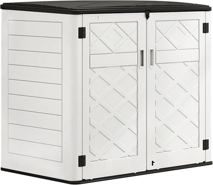 HOMSPARK Storage Shed Weather Resistance, Horizontal Storage Shed by HOMSPARK