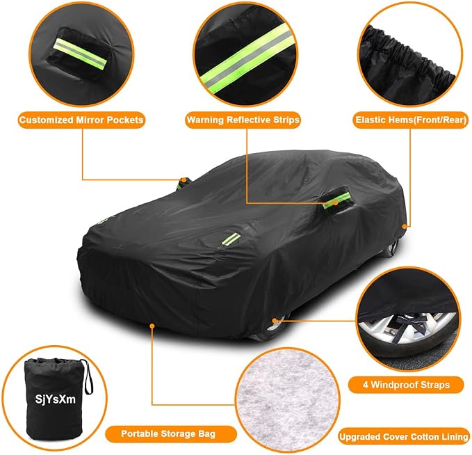 Custom Waterproof Car Cover Compatible - Image 2