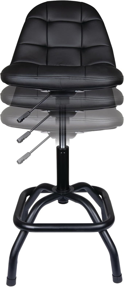 Performance Tool W85031 Pneumatic High Back Adjustable Swivel Bar Stool - Image 8