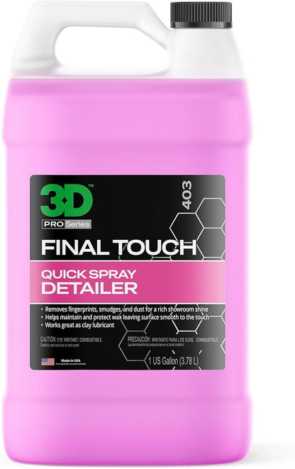3D Final Touch Quick Detail Spray by 3DCarCare