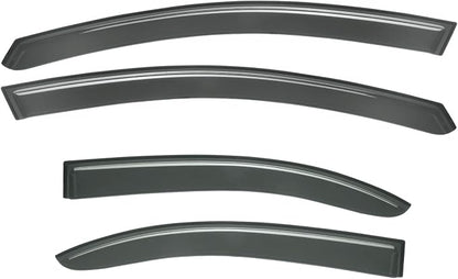 4pcs for 08-17 Lancer/Evo 10/X Sedan Sun Rain Guard Window Visors - Image 2