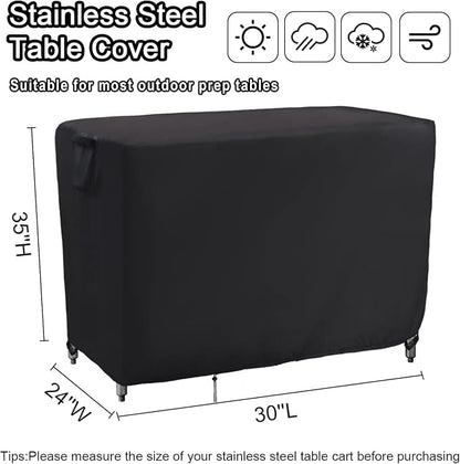 Kingling Prep Table Cover for 30 inch Keter Unity Table, Waterproof Outdoor - Image 2