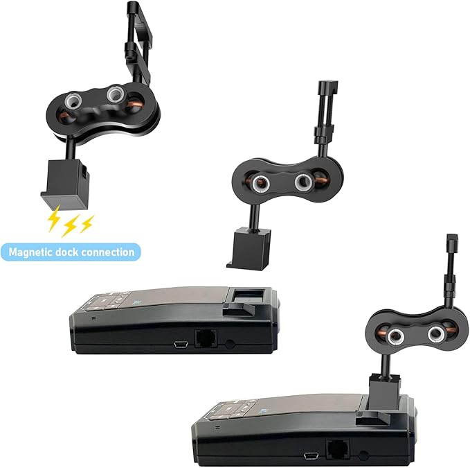 Radar Detector Mount, Aluminum Rearview Mirror Rod Radar Bracket, - Image 2
