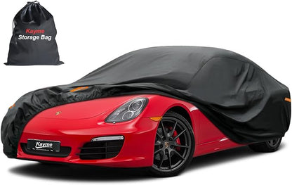 Kayme 7 Layers Car Cover Waterproof All Weather by kayme