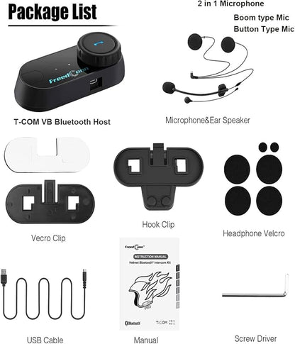 FreedConn Motorcycle Helmet Bluetooth Headset, TCOM VB - Image 7