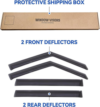 Window Visors Rain Guards Shield - Image 5