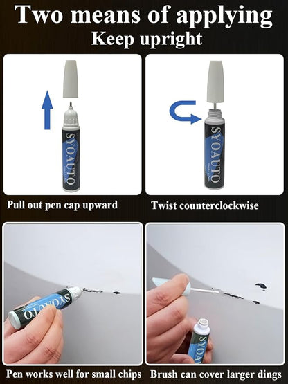 SYOAUTO White Platinum UG Touch Up Paint Fit - Image 4