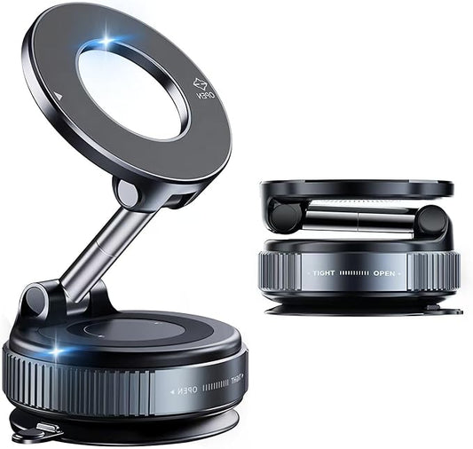 Vacuum Magnetic Car Phone Holder, 360°Adjustable Magnetic Phone Holder by YAOKEEP