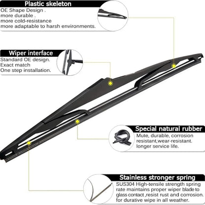 AUTOBOO 15"+15" Windshield Wipers - Image 4
