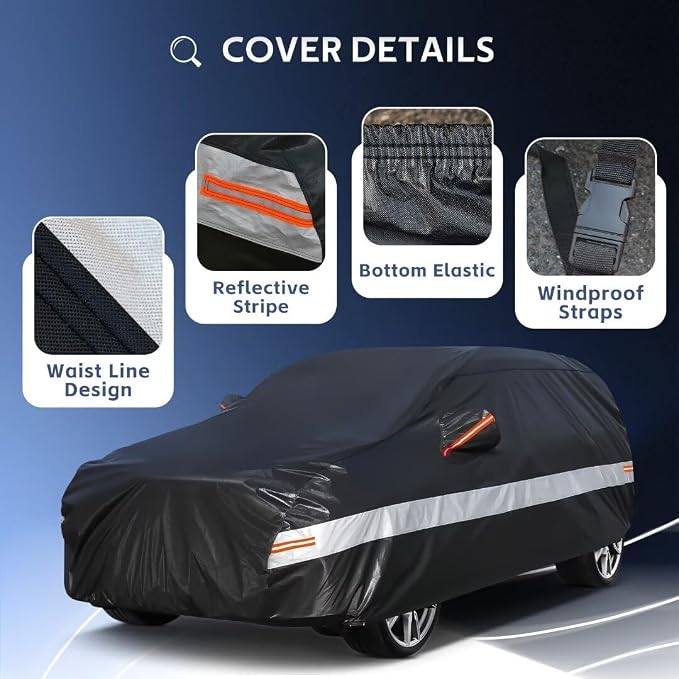 10 Layers SUV Car Cover Custom Fit - Image 4