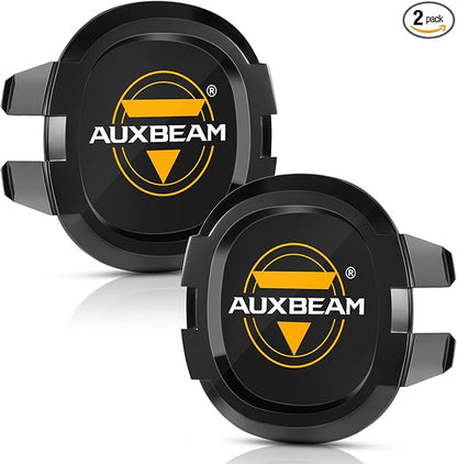 Auxbeam P4 Series Round Protective Light Covers, 4 Inch Black Offroad LED Pods by Auxbeam