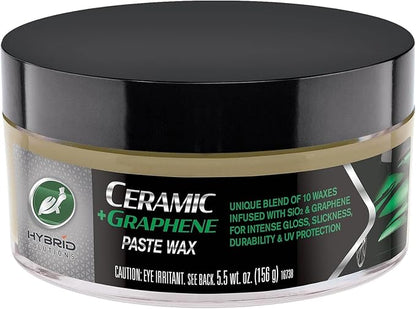 Turtle Wax 53737 Hybrid Solutions Ceramic Graphene Paste Wax, Patent-Pending by TurtleWax