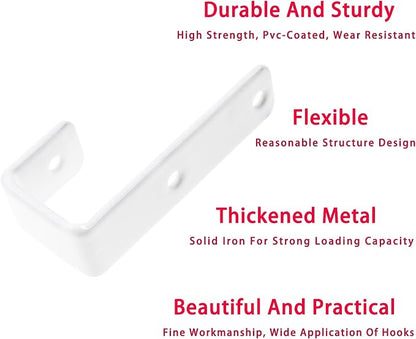Bunk Bed Ladder Hooks Brackets, Iron Bed Ladder Hook, PVC Coated Angled Ladder - Image 5