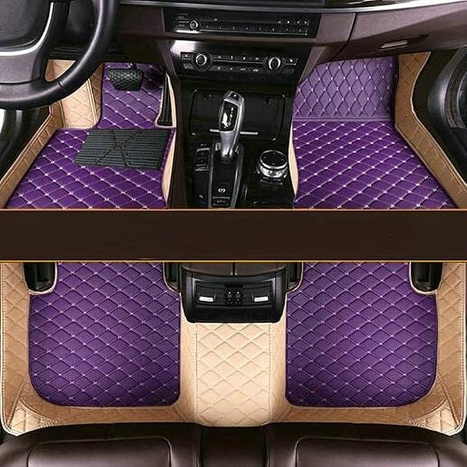 Custom All-Weather Protection Luxury Leather Floor Mats - Image 2