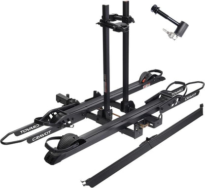CyberRack S2 Ebike Rack, 300 lbs Capacity Foldable Bike Racks by CRAVOT