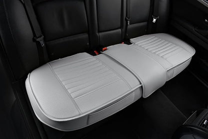 Universal Leather Car Seat Covers Full Set, Car Seat Cushion Covers Protector - Image 3