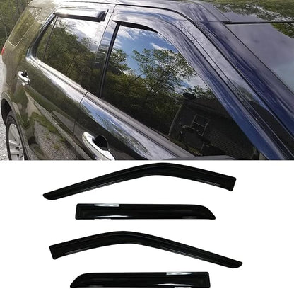 94293 Side Window Wind Vent Deflector, Window Visor fit - Image 2