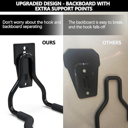 3-H Weed Eater Hanger 1 Pack, 1 Large Garage Wall Hooks, 1 Extension Strap - Image 2