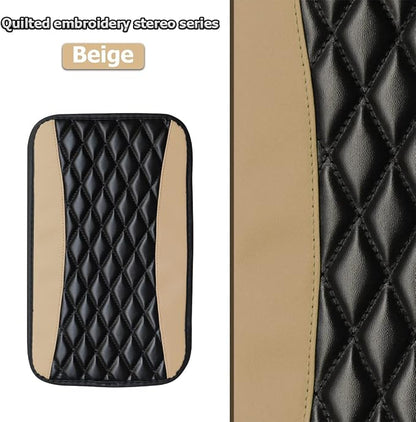 Car Center Console Cushion Pad, Universal Leather Waterproof Armrest Seat Box - Image 6