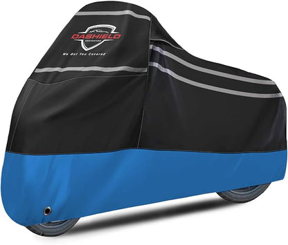 Ultimum Series Motorcycle Cover Waterproof All Weather Protection Universal by DASHIELD