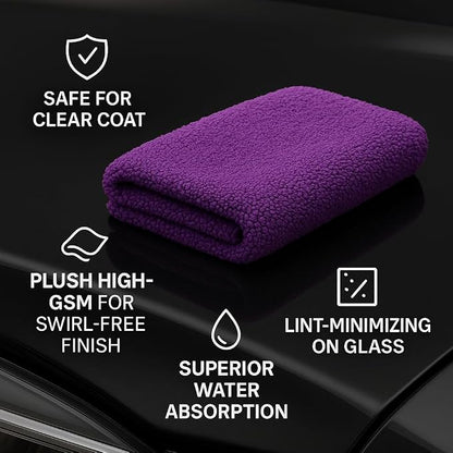 4 Pack Pak Details Edgeless Microfiber Towels - Image 3