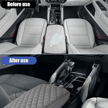 sportuli Center Console Cover Anti-Scratch Leather Armrest Cushion Compatible - Image 5