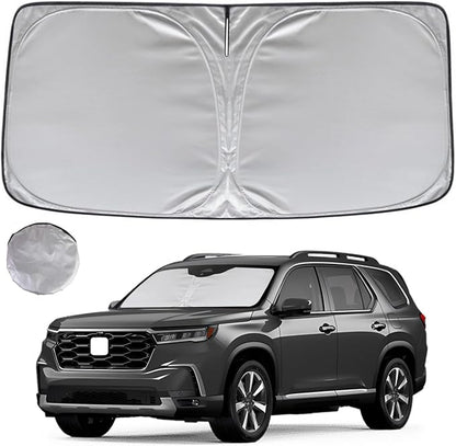 KAYZT Windshield Sun Shade for 2016-2024 Honda Pilot Foldable Sunshade Front by KAYZT