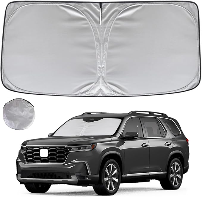 KAYZT Windshield Sun Shade for 2009-2015 Honda Pilot Foldable Sunshade Front by KAYZT