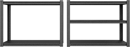 MUPATER 72" H x 48" W x 18" D Metal Storage Shelves, 5 Tier Shelves and - Image 9