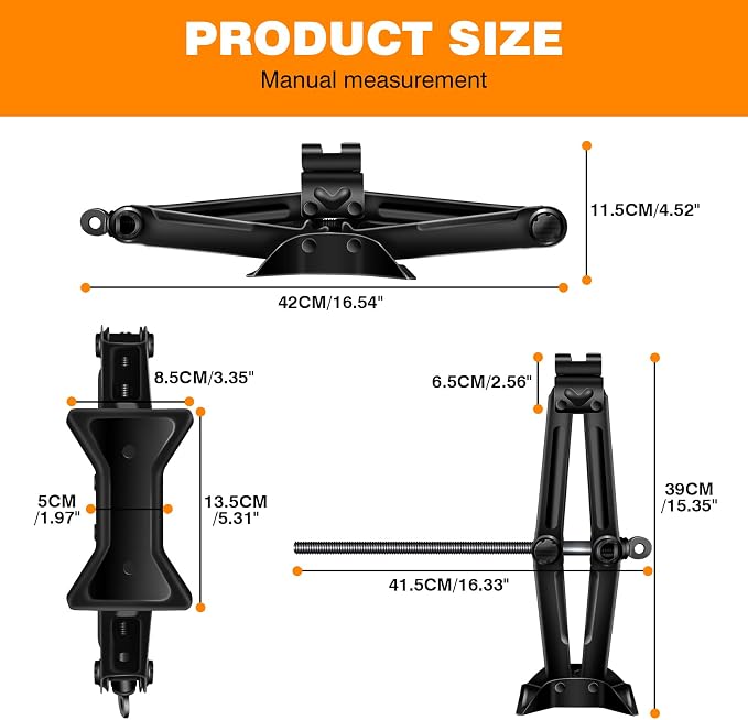 Car Jack Kit, Scissor Jack, Scissor Lift Jack - Image 5