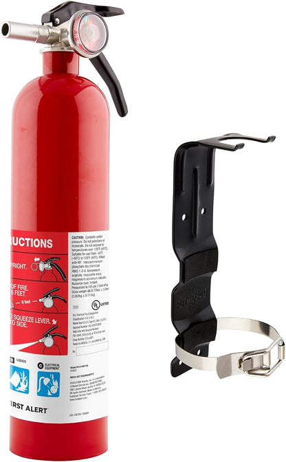 First Alert Fire Extinguisher for Home, Standard Rechargeable Compliance Unit by FirstAlert
