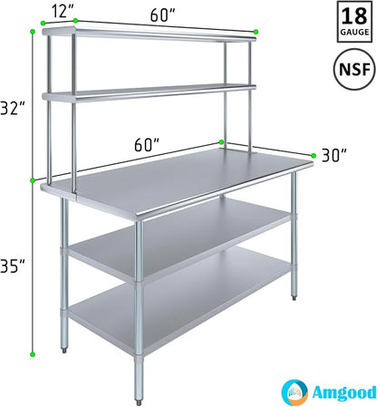 AmGood Stainless Steel Work Table - Image 3