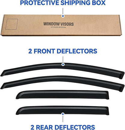 Window Visors Rain Guards Shield - Image 6