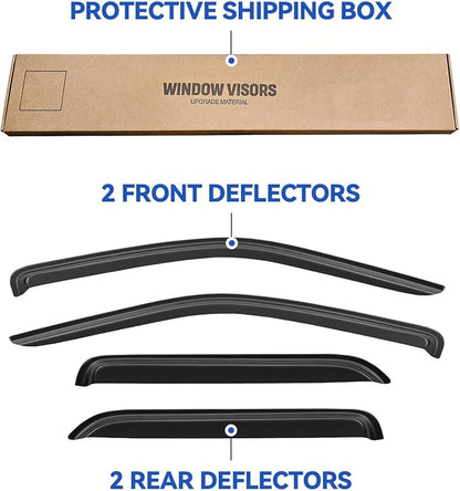 Window Visors Rain Guards Shield - Image 5