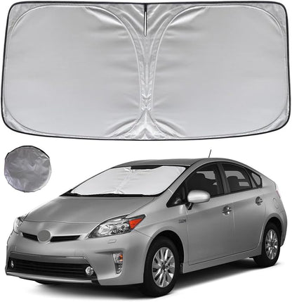 KAYZT Windshield Sun Shade for 2010-2015 Toyota Prius Hatchback Foldable by KAYZT