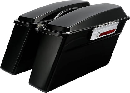 Green-L Gloss Black Hard Saddlebags Fit - Image 2