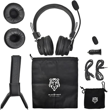 Blue Tiger Premium Elite Ultimate Single and Dual Ear 2-in-1 Bluetooth Headset - Image 4