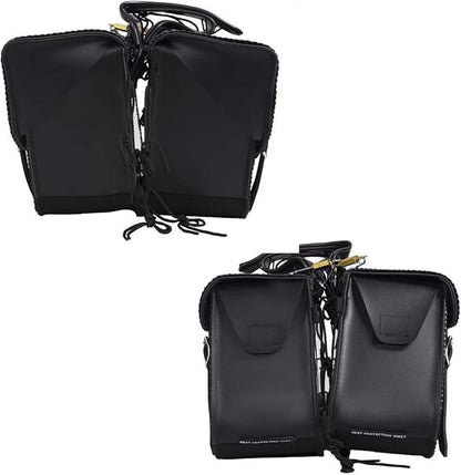Synthetic Leather Motorcycle Luggage Bag - Image 7