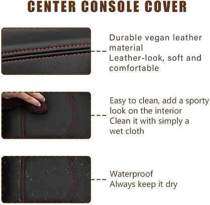 Muslogy Center Console Armrest Cover Compatible - Image 4