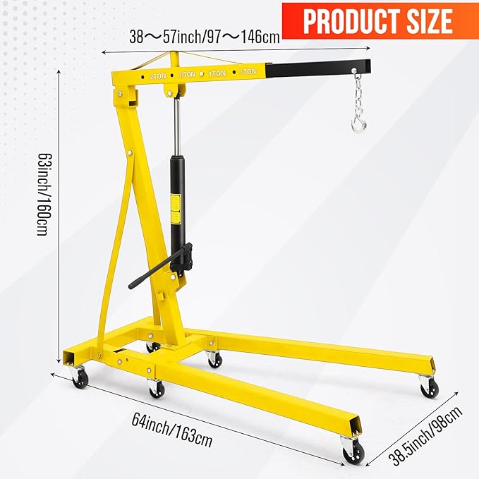 2 Ton Hydraulic Engine Hoist - Image 2