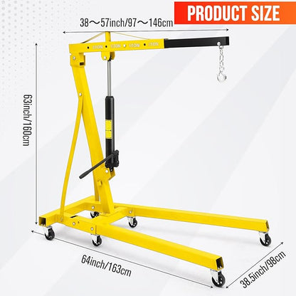 2 Ton Hydraulic Engine Hoist - Image 2