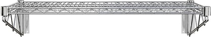 18" x 36" Chrome Wire Wall Mount Shelf - Image 3