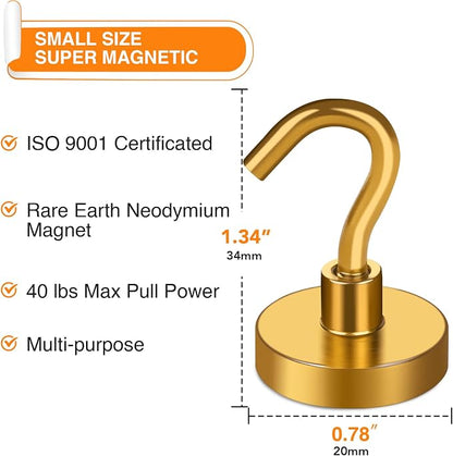 MIKEDE Magnetic Hooks Heavy Duty, 40 Lbs Magnet - Image 4