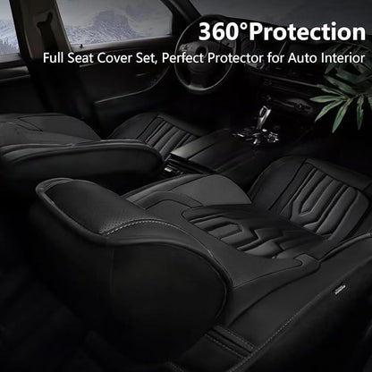 YORKNEIC Fit for Hyundai Kona Seat Covers 2018-2025: Leather Waterproof Car - Image 8