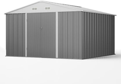 Patiowell 10' x 10' Metal Storage Shed - Image 7