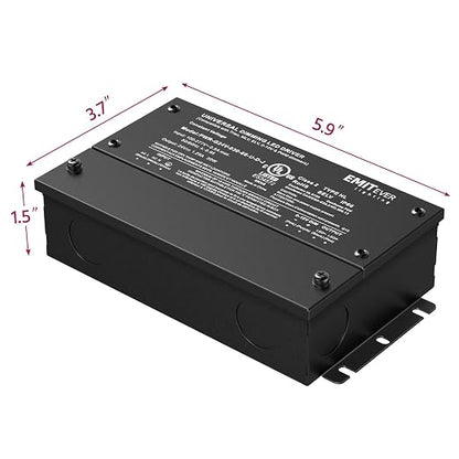 EMITEVER Dimmable Led Driver, 2 Packs 30W AC 110V-277V to DC 24V Transformer - Image 3
