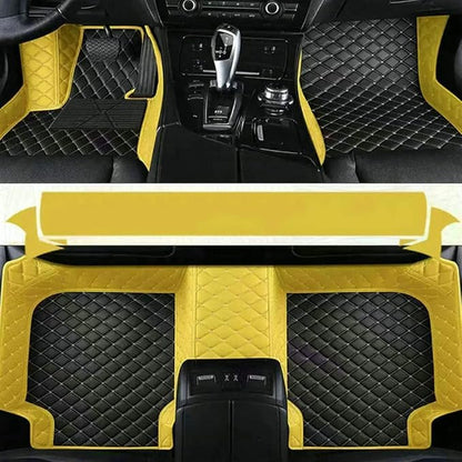 Custom All-Weather Protection Luxury Leather Floor Mats - Image 2