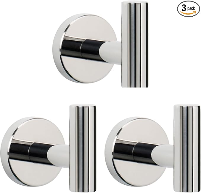 NearMoon Bath Towel Hooks- SUS 304 Stainless Steel Robe Hook Holder, Heavy Duty by NearMoon