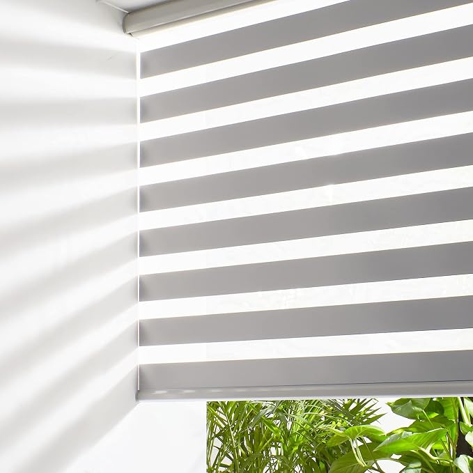 Persilux Custom Size Cordless Zebra Blinds by PersiluxHome