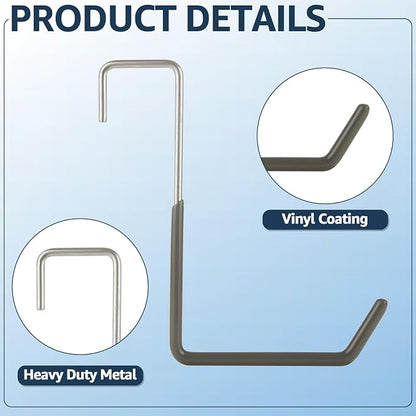 16 Pack Rafter Hanger Hook Heavy Duty Vinyl Coated Large S Hooks - Image 3